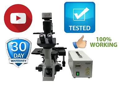 Buy Olympus CK40 Inverted Fluorescence Phase Contrast Microscope Tested Working • 3,750$
