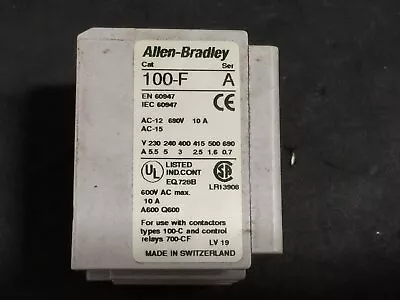 Buy Allen-Bradley 100-F-C22 Auxiliary Contact Block  • 18.75$