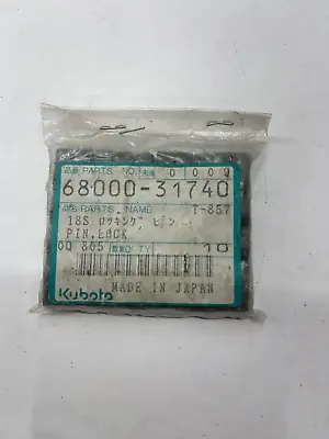 Buy Kubota Locking Pin Part#68000-31740 Models KH151 KH28L KX151 KX161-2 S Series • 10.85$