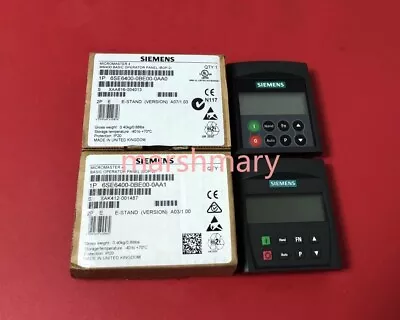 Buy 1PCS NEW Siemens 6SE6400-0BP00-0AA0 MICROMASTER 4 BASIC OPERATOR PANEL BOP • 59.35$
