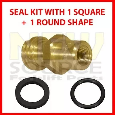 Buy O-ring Set For Rego 7141 Male Quick Connect Propane Tank Forklift Buffer Seal  • 4.80$