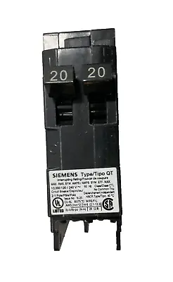 Buy Siemens Q2020 Circuit Breaker 20-20 Amp Double Breaker RV-Camper-Motorhome • 18.97$