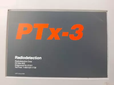 Buy Radiodetection PTx-3 Portable Transmitter With Cables • 895$