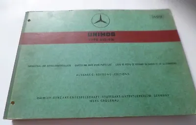 Buy Mercedes Unimog 413 + 416 Spare Parts Catalogue • 161.72$