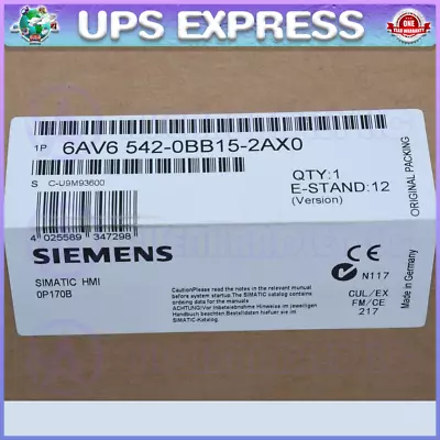 Buy 6AV6542-0BB15-2AX0 Siemens SIMATIC HMI TOUCH PANEL PLC Module UPS Express GQ • 737.98$