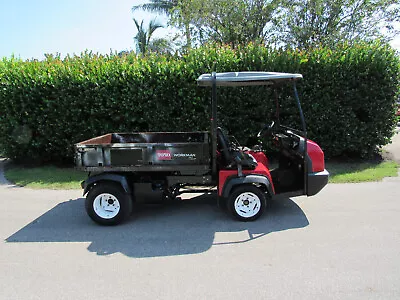Buy 2014 Toro Workman HD Heavy Duty Utility Vehicle Dump Body Tow Hitch Model 07369 • 9,450$