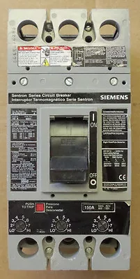 Buy NEW Siemens HFXD6 3 Pole 150 Amp HFXD63B150 Sentron Circuit Breaker HFXD Flawed • 625$