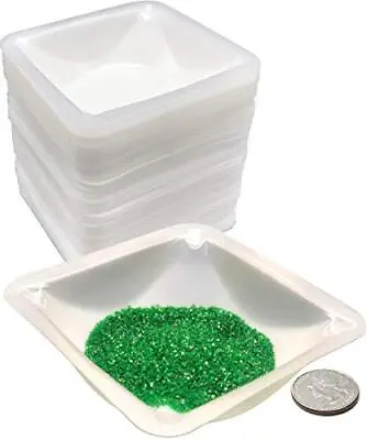 Buy Pure Ponta Weigh Boats Medium - 125 Pack 100ml Plastic Disposable Trays For S... • 28.09$