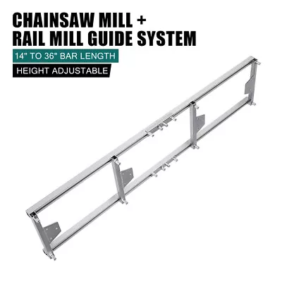 Buy 9 FT Rail Mill Guide System Set Chainsaw Mill Rail Log Milling Guide Tool Ladder • 98$