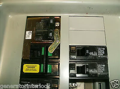 Buy MUR100SUL Murray Siemens Generator Interlock Kit Transfer Switch 100A Listed • 50$