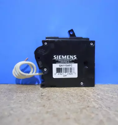 Buy Siemens 15A Circuit Breaker CAFCI  Arc Fault Type QAF2 Single Pole QA115AFC • 29.95$