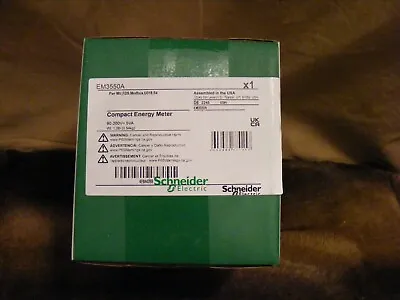 Buy New In Box! Schneider Electric EM3550A Compact Energy Meter Free Shipping! • 750$