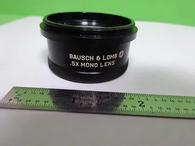 Buy Microscope Part Stereo Scope 0.5x Bausch Lomb Lens Optics  As Is Bin#72-24 • 59$