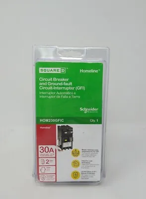 Buy Square D By Schneider Electric HOM230GFIC Homeline 30 Amp Two #2873 • 98.99$