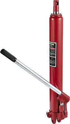 Buy VEVOR Hydraulic Long Ram Jack, 8 Tons/17363 Lbs Capacity, With 8 Ton, Red  • 71.66$