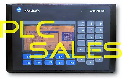Buy Allen Bradley 2711-B5A5 Series F  |  PanelView 550 With RS-232 FRN 3.13 • 1,595$