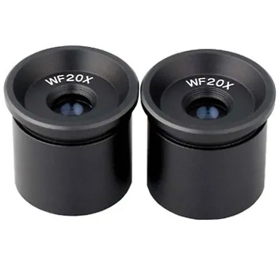 Buy AmScope EP20X305 Pair Of WF20X Microscope Eyepieces (30.5mm) • 53.99$