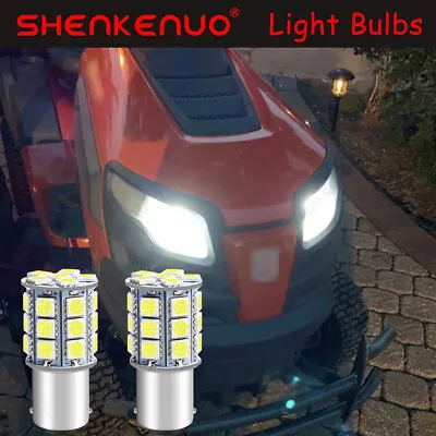 Buy 2 LED Light Bulbs For Yard Machines 13AB775S000 Twin Blade Riding Lawn Tractor • 13.68$