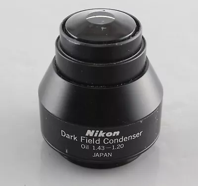 Buy Nikon Oil 1.43-1.20 Dark Field Condenser Microscope Eclipse Optiphot I Series • 499.99$