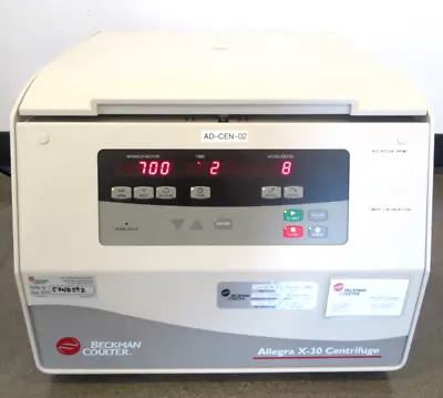 Buy BECKMAN COULTER Allegra X-30 Centrifuge SX4400 Swing Rotor & Buckets READ • 5,224.53$