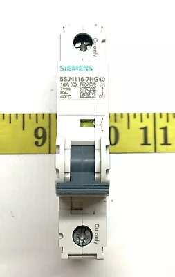 Buy Circuit Breaker Panel Siemens 5SJ4116-7HG40 MCB Miniature 16A 1pole NEW • 13.99$
