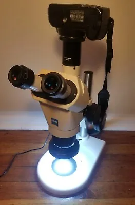 Buy Refurbished Zeiss Stemi 2000-C Stereo Zoom Microscope & Camera DSLR LED Complete • 2,250$