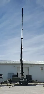 Buy FloatoGraph 80ft COW Mobile Cell Tower Military Mast Antenna Radio Trailer • 55,000$