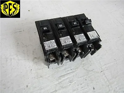 Buy Lot Of 4 Ite Siemens B160 1 Pole 60 Amp 120/240 Volt Type Bl Circuit Breaker • 29$