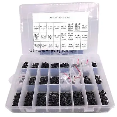 Buy 2900pcs Phillips Rounded Head Small Self Tapping Screws Assortment Kit • 25.42$