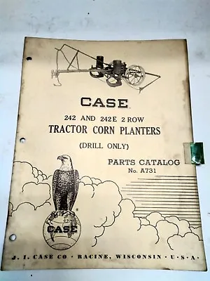 Buy Case 242 & 242E 2 Row Tractor Corn Planter (Drill Only) Parts Catalog A731  • 13.49$