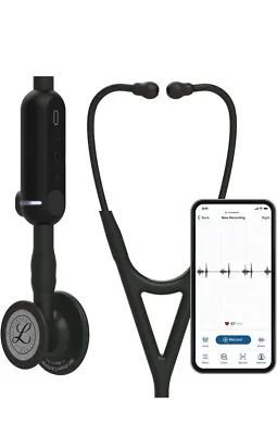 Buy NIB 3M Littmann CORE Digital Stethoscope 8480 Connects To Eko Software Black 27” • 193$