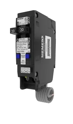 Buy Siemens Plug-On Neutral Tandem Arc Fault Circuit Interrupter (Q2020AFCNP) • 89.99$
