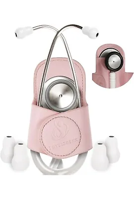 Buy Stethoscope Holder PInk Hip Clip With Upgraded Secure Magnetic Closure And Ear • 9.99$