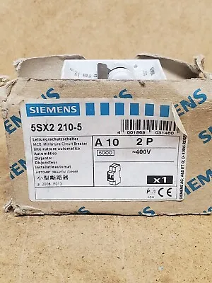 Buy Siemens 5SX2-210-5 Circuit Breaker   • 29.50$