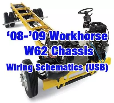 Buy 2008-2009 Workhorse W62 Step Van Chassis 4.5L Schematics Wiring Diagrams (USB) • 29.95$