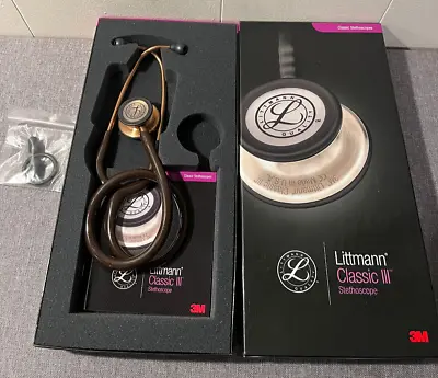 Buy 3M Littmann Classic III Monitoring Stethoscope, Chocolate Copper, 5809 New • 115$