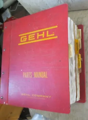 Buy 60 Book Bound Gehl Service Parts Manual Catalog Books Farm Industrial   • 99.99$