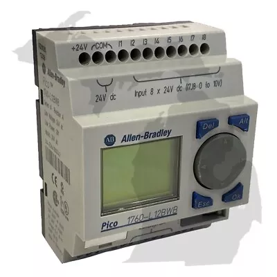 Buy ALLEN BRADLEY 1760-L12BWB /A Pico 12-PT PLC CONTROLLER 24Vdc W/ RTC 1760L12BWB • 200$