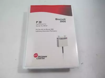 Buy Beckman Coulter Biomek 3000 P20 Single Tip Pipette Tool 987367 Pipet • 89.95$