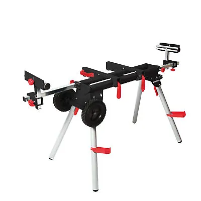 Buy Steelman Contractor Mobile Chop Miter Saw Stand Portable With Wheels WS-077 • 137.99$