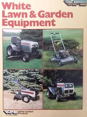 Buy White MTD Garden Tractor Walk-Behind Tiller & Lawn Mower Sales Color Brochure • 72.24$
