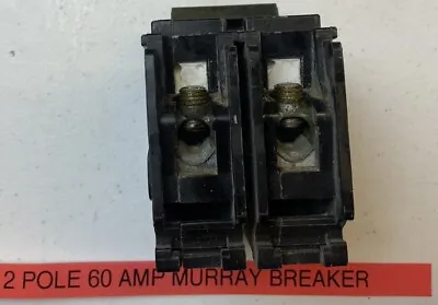 Buy Murray Siemens 60 Amp 2 Pole Type Qp Circuit Breaker  120/240vac L5538 10k • 5$