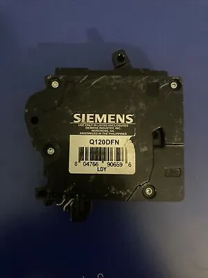 Buy Siemens Q120DFN Arc-Fault/Ground-Fault Dual Function Circuit Breaker • 35$