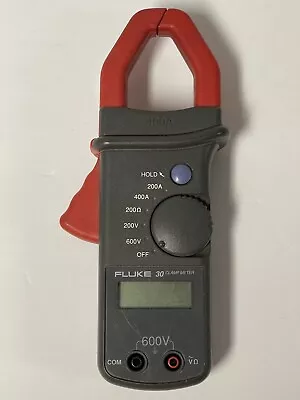 Buy Fluke 30 Clamp Meter Multimeter NO Leads Amp Meter Voltage Tester Working • 34.99$