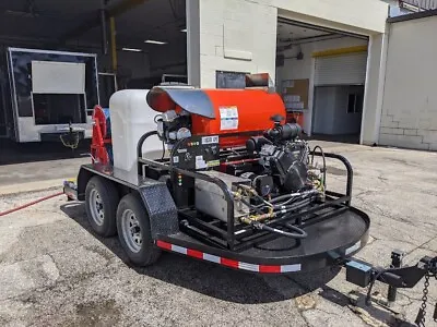Buy Hot And Mighty - 10 GPM Pressure Washer Trailer • 28,700$