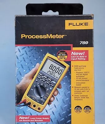 Buy Fluke 789 Processmeter Process Meter Loop Calibrator Brand New • 1,188$