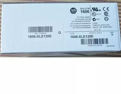 Buy Allen Bradley 1606-XLE120E - Brand New In Unopened Box Power Supply 24VDC • 140$
