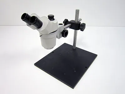 Buy Microscope System 0.65- 5.5x Adjustable Range With Arm Base Stand Magnification • 231.65$