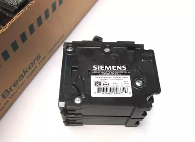 Buy Siemens 2P, 60A Circuit Breakers Cat# Q260 (Box Of 6) ... TW-36 • 49.50$