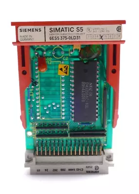 Buy Siemens Simatic S5 6ES5375-0LD31 Memory Submodule 6ES5 375-0LD31 E:04 • 10.48$